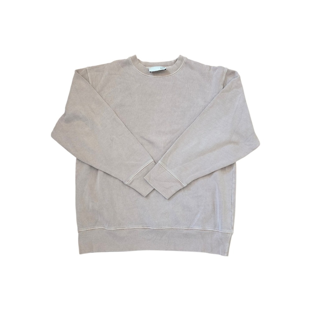 Wilfred Free‎ Aritzia Oversized Lagenlook Base Layer Tan Beige Sweatshirt sz S